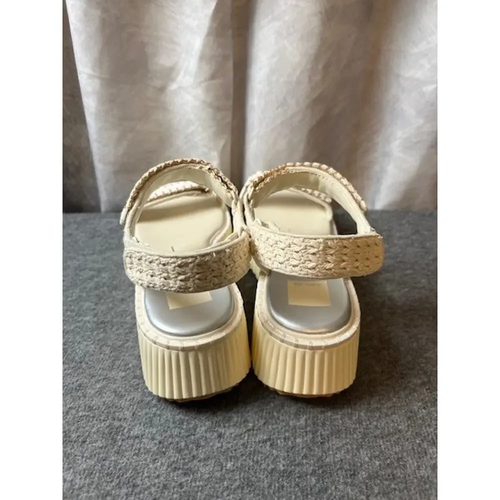 Dolce Vita Debra Ivory Suede Women’s Sandals size 8 Comfortable! NWB - Picture 5 of 8
